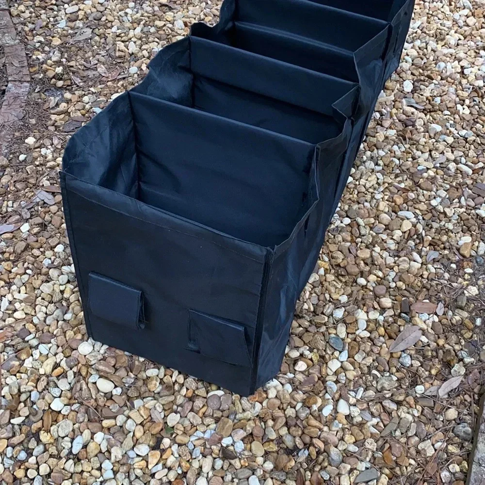 IKEA black car/house portable 6 section organizer
